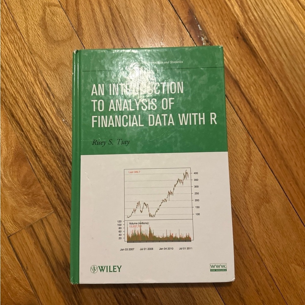 An Introduction to Analysis of Financial Data with R by Ruey S. Tsay
